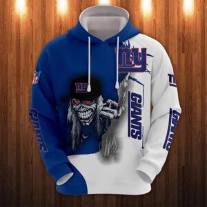 New York Giants Eddie Iron Maiden All Over Print Hoodie, NFL Hoodie