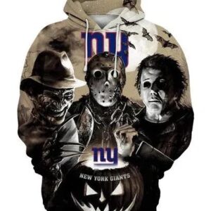New York Giants Halloween Movie 3D Hoodie, NFL Hoodie