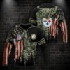 Pittsburgh Steelers American Flag Camo 3D Hoodie, NFL Hoodie