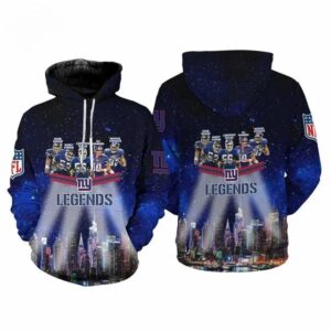 New York Giants Legend 3D Hoodie, NFL Hoodie