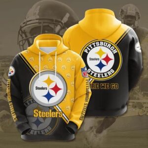 NFL Pittsburgh Steelers 3D Hoodie 10, NFL Hoodie