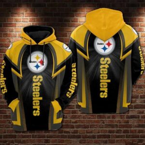 NFL Pittsburgh Steelers 3D Hoodie 12, NFL Hoodie