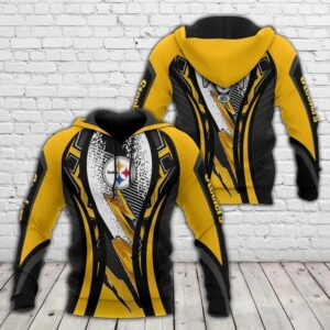 NFL Pittsburgh Steelers 3D Hoodie 14, NFL Hoodie