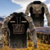 New York Giants Personalized Hunting Camo 3D Hoodie, NFL Hoodie