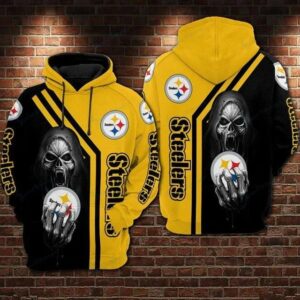 Pittsburgh Steelers Death NFL 3D Hoodie, NFL Hoodie
