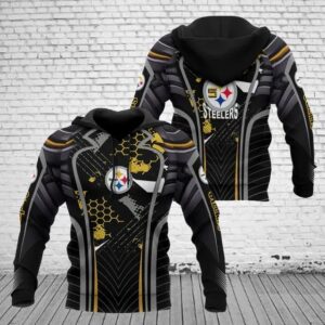 NFL Pittsburgh Steelers 3D Hoodie 2, NFL Hoodie