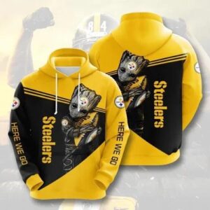 Pittsburgh Steelers Groot – Hoodie 3D, NFL Hoodie