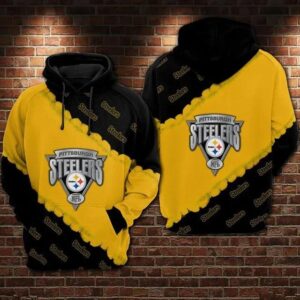 NFL Pittsburgh Steelers 3D Hoodie 21, NFL Hoodie
