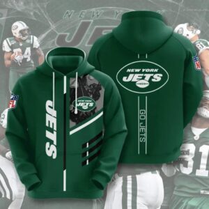 New York Jets 3D Hoodie, NFL Hoodie