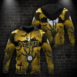 Pittsburgh Steelers Halloween 3D Hoodie, NFL Hoodie