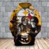 Pittsburgh Steelers Halloween Movie 3D Hoodie, NFL Hoodie