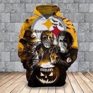 Pittsburgh Steelers Halloween Movie 3D Hoodie, NFL Hoodie