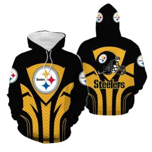 NFL Pittsburgh Steelers 3D Hoodie 25, NFL Hoodie
