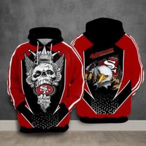 San Francisco King San Francisco 49ers 3D Hoodie, NFL Hoodie