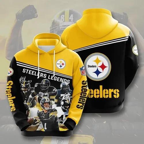 Pittsburgh Steelers Legends Hoodie 3D, NFL Hoodie Pittsburgh Steelers Legends Hoodie 3D, NFL Hoodie