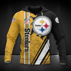 Pittsburgh Steelers NFL  All Over Print Hoodie, NFL Hoodie