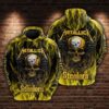 NFL Pittsburgh Steelers Skull 3D Hoodie 8, NFL Hoodie