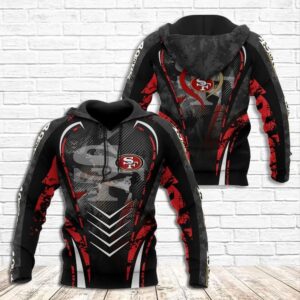 NFL San Francisco 49ers 3D Hoodie 10, NFL Hoodie