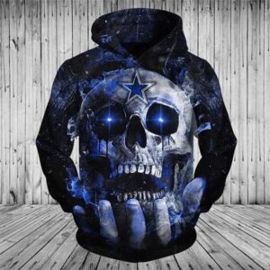 Skull Dallas Cowboys – Hoodie 3D, NFL Hoodie