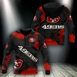 NFL San Francisco 49ers 3D Hoodie 12, NFL Hoodie