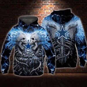 Skull Dallas Cowboys Dallas Cowboys – Hoodie 3D, NFL Hoodie