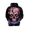 Skull Houston Texans Smoke 3D Hoodie, NFL Hoodie