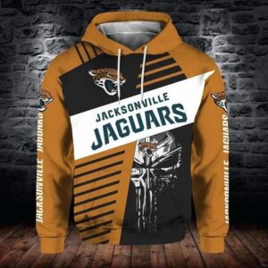 Skull Jacksonville Jaguars Punisher Skull Hoodie, NFL Hoodie