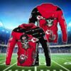 Skull Kansas City Chiefs 3D Hoodie, NFL Hoodie