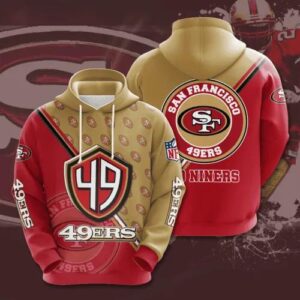 NFL San Francisco 49ers 3D Hoodie 20, NFL Hoodie