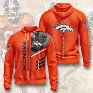 Sports American Football Denver Broncos Usa 3D Hoodie, NFL Hoodie