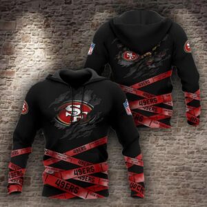 NFL San Francisco 49ers 3D Hoodie 8, NFL Hoodie