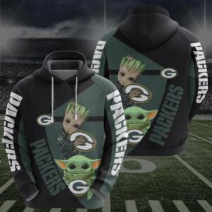 Star Wars Yoda Green Bay Packers 3D Hoodie, NFL Hoodie