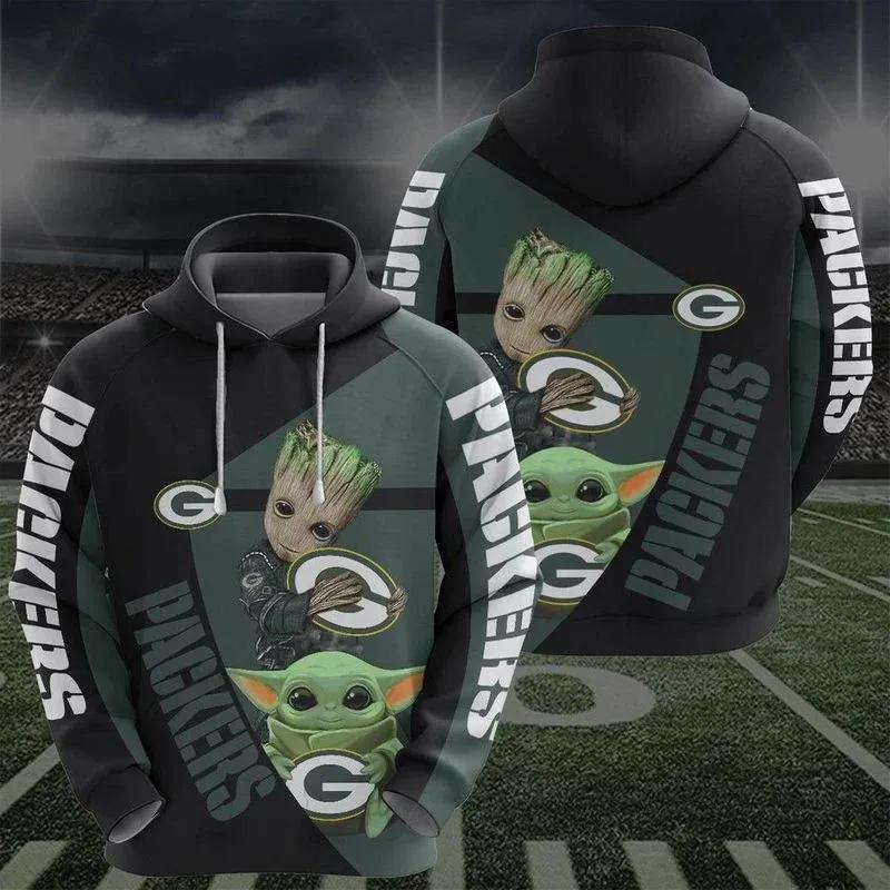 Star Wars Yoda Green Bay Packers 3D Hoodie, NFL Hoodie Star Wars Yoda Green Bay Packers 3D Hoodie, NFL Hoodie