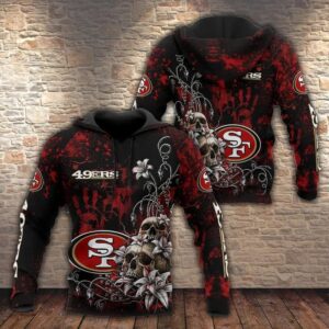 NFL San Francisco 49ers 3D Hoodie 9, NFL Hoodie
