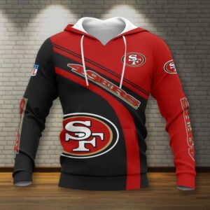 NFL San Francisco 49ers All Over Print Hoodie, NFL Hoodie