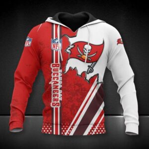Tampa Bay Buccaneers All Over Print 3D Hoodie, NFL Hoodie