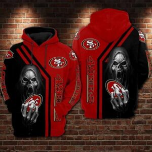 NFL San Francisco 49ers Death 3D Hoodie, NFL Hoodie
