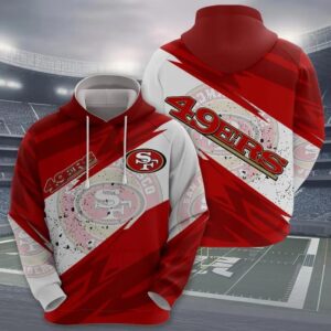 NFL San Francisco 49ers Logo 3D Hoodie, NFL Hoodie