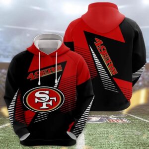 NFL San Francisco 49ers Logo 3D Hoodie 2, NFL Hoodie