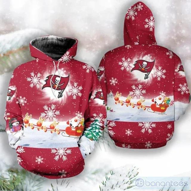 Tampa Bay Buccaneers Christmas 3D Hoodie, NFL Hoodie Tampa Bay Buccaneers Christmas 3D Hoodie, NFL Hoodie