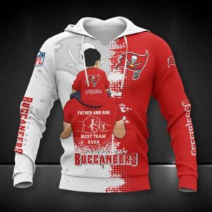 Tampa Bay Buccaneers Dad And Son All Over Print Hoodie 1, NFL Hoodie