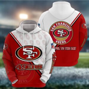 NFL San Francisco 49ers Logo 3D Hoodie 6, NFL Hoodie