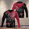 Tampa Bay Buccaneers Death Custom Name 3D Hoodie, NFL Hoodie