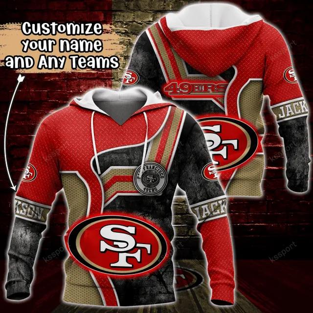 NFL San Francisco 49ers Personalized 3D Hoodie 3, NFL Hoodie NFL San Francisco 49ers Personalized 3D Hoodie 3, NFL Hoodie