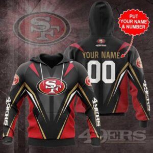 NFL San Francisco 49ers Personalized 3D Hoodie 4, NFL Hoodie
