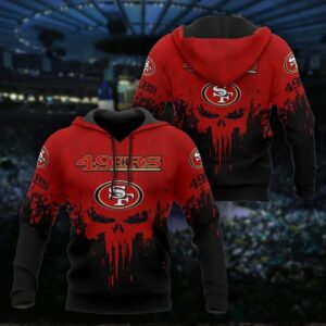 NFL San Francisco 49ers Punisher Skull 3D Hoodie, NFL Hoodie