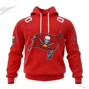 Tampa Bay Buccaneers Personalized Name And Number Hoodie, NFL Hoodie