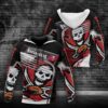 Tampa Bay Buccaneers Skull Hoodie, NFL Hoodie