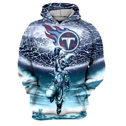 Tennessee Titans Buu Dragon Ball Z 3D Hoodie, NFL Hoodie Tennessee Titans Buu Dragon Ball Z 3D Hoodie, NFL Hoodie