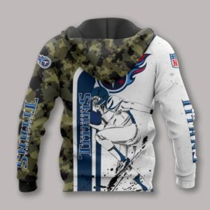 Tennessee Titans Camo All Over Print Hoodie, NFL Hoodie